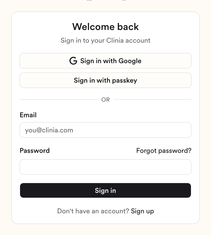 The Console sign-in page, with the Forgot password? link next to the Password label.